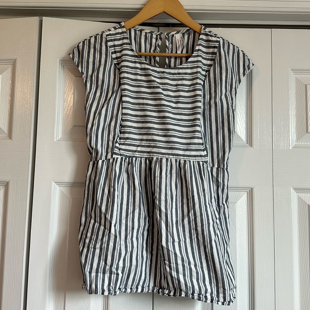 Seraphine Maternity Cotton Stripe Maternity and Nursing Top